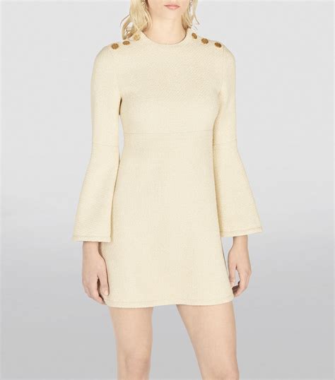 gucci white mini dress